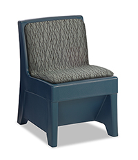 blue Suicide Resistant Forte Armless Chair
