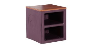 Mulberry Nightstand and Wild Cherry Top