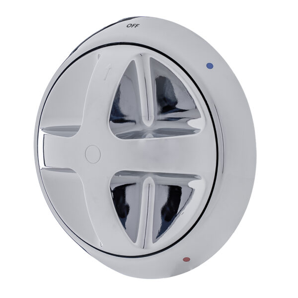 Ligature Resistant Shower Valve Handle and Escutcheon Plate