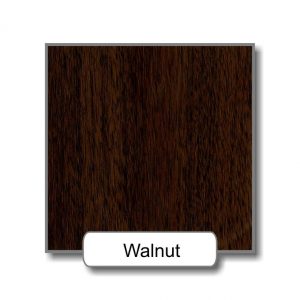 Walnut option for the ligature resistant wood framed stainless steel mirror