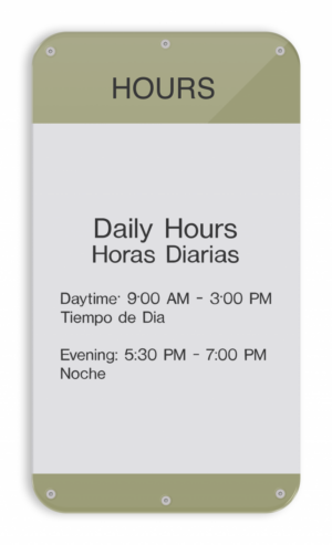 Permanent Message with Changeable Paper Information