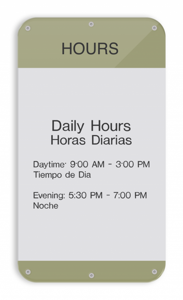 Permanent Message with Changeable Paper Information