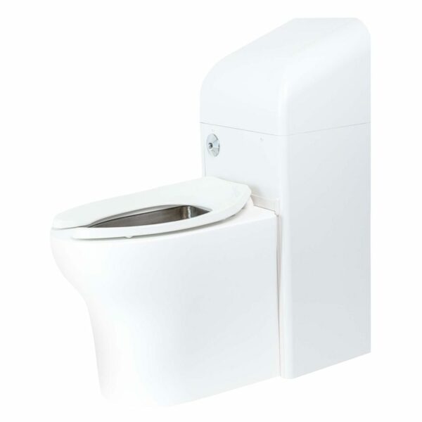 Ligature Resistant Solid Surface Toilet and Flush Cover