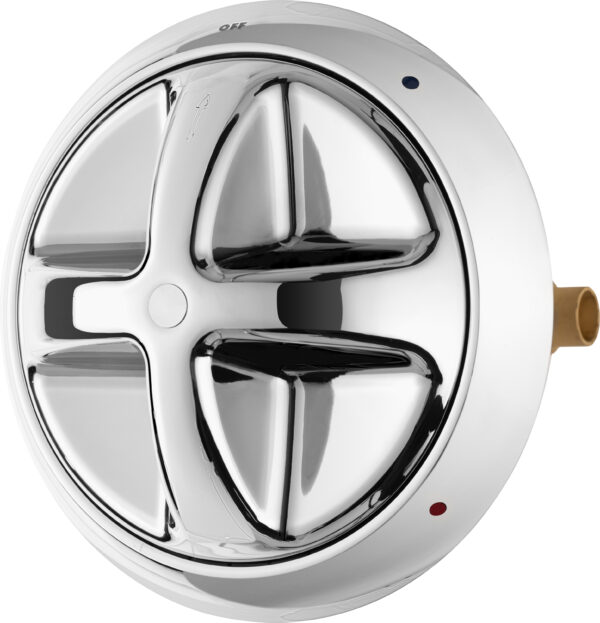 Ligature Resistant Shower Valve Handle and Escutcheon Plate
